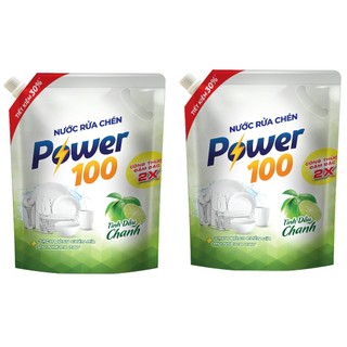 Nước rửa chén POWER100 Tinh dầu chanh