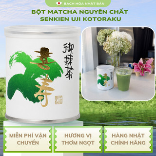 Bột Matcha Senkien Uji Hương Thanh Tao Vị Ngọt Hậu Làm Từ Lá Trà Non Cao Cấp Kotoraku Nhật Bản M14