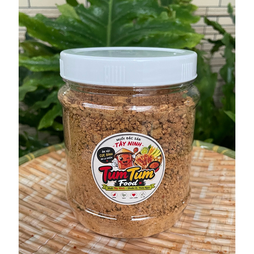 Muối Tỏi Sặc Đặc Sản Tây Ninh TumTum.Food - Chấm Trái Cây Đậm Đà, Cay Mặn Ngọt - Chất Lượng Tốt