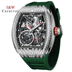 Đồng Hồ Nam Chính Hãng I&W Carnival 768G-S2 Full Box Chống Nước Kính Sapphire (Máy Cơ Tự Động)