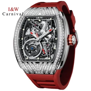Đồng Hồ Nam Chính Hãng I&W Carnival 768G-S3 Full Box Chống Nước Kính Sapphire (Máy Cơ)