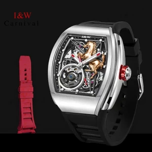 Đồng Hồ Nam Chính Hãng I&W Carnival 768G-S5 Full Box Chống Nước Kính Sapphire (Máy Cơ Tự Động)