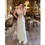 Đầm maxi 2 dây dáng dài ôm nhẹ phối bèo thắt nơ sang chảnh, Váy dài chấm bi cổ vuông style vintage đi biển đi cafe