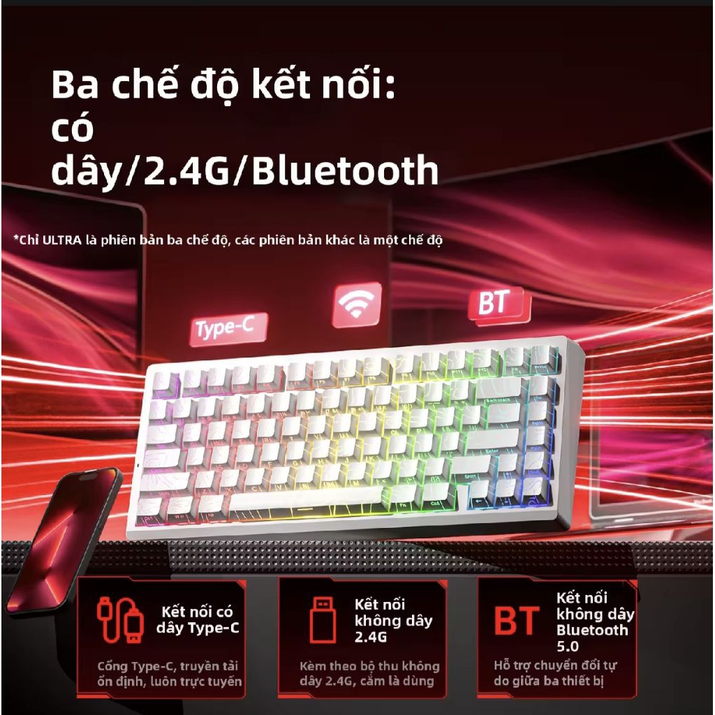 Bàn Phím Cơ LEOBOG A80RT HE 75% Rapid Trigger | Hall Effect Magnetic Switch | RGB | | BigBuy360 - bigbuy360.vn