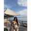 Đồ Bơi Bikini 3 chi tiết Nữ Sọc Đen Trắng Hai Dây Có Mút Ngực Tôn Dáng Phong Cách Cá Tính Đi Biển Du Lịch