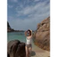 Đồ Bơi Bikini 3 chi tiết Nữ Sọc Đen Trắng Hai Dây Có Mút Ngực Tôn Dáng Phong Cách Cá Tính Đi Biển Du Lịch