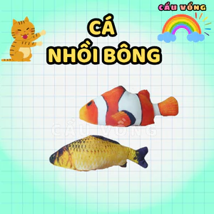 Cá nhồi bông catnip cho mèo dài 20cm