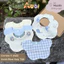 Yếm Xô Hoạ Tiết, Yếm Xô Muslin 4 Lớp Xoay 360 Độ Cho Bé Sơ Sinh, Ăn Dặm Mềm Mại Thấm Hút Tốt