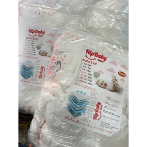 Combo 100 Miếng Bỉm HIPBABYCARE Quần, Bản Nâng Cấp Mềm Mại, Thấm Hút Tốt Đủ Size S-6xl