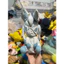 Gấu 2hand thú bông Pokemon Glaceon hệ Băng với màu xanh dương nhạt và trắng đặc trưng.