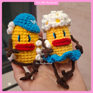 [Ảnh Thật + Sẵn hàng] Móc khóa Bắp Ngô Cặp Đôi Dễ Thương Handmade