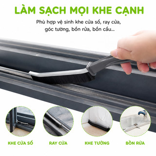 Bàn Chải Vệ Sinh Kẽ Hở Khe Tường Nhà Bếp Đa Năng GD18 - Chổi Cọ Vệ Sinh Làm Sạch Rãnh Bồn Vệ Sinh