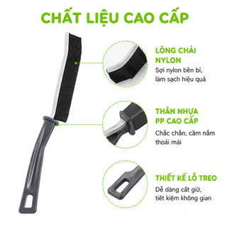 Bàn Chải Vệ Sinh Kẽ Hở Khe Tường Nhà Bếp Đa Năng GD18 - Chổi Cọ Vệ Sinh Làm Sạch Rãnh Bồn Vệ Sinh