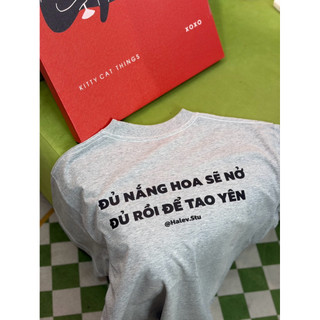[MỆT ĐỂ TAO YÊN BOXY] Áo thun Boxy in meêm hài hước Halev Brand chất cotton Premium 260gsm