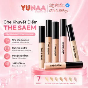 Kem Che Khuyết Điểm Quốc Dân The Saem - Chống nắng, Chống nước, Siêu Che Phủ