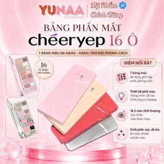 [Y355b] Bảng Phấn Mắt CHEERYEP QianYan 16 Ô Đa Năng