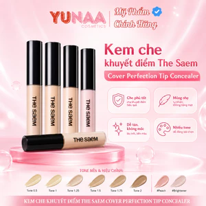 Kem Che Khuyết Điểm The Saem - Kem Che Khuyết Điểm The Seam Cover Perfection Tip Concealer SPF28 PA++ 6.5g
