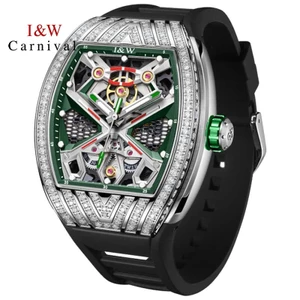 Đồng Hồ Nam Chính Hãng I&W Carnival 760G-S5 Full Box Chống Nước Kính Sapphire (Máy Cơ Tự Động)