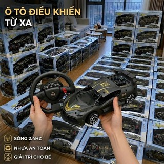 [MẪU MỚI] Xe Ô Tô Điều Khiển Từ Xa Bản Thể Thao Vô Lăng - Nhựa An Toàn Cho Bé