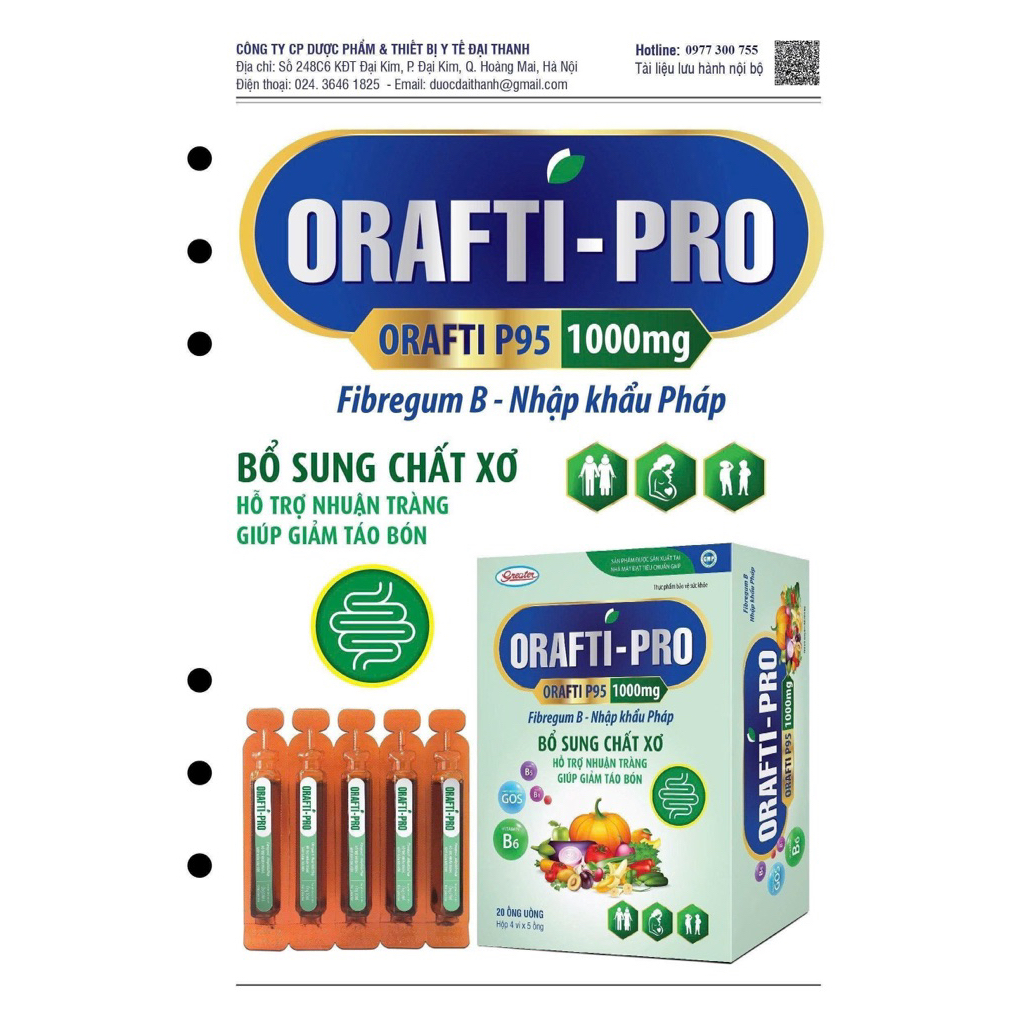 Chất Xơ ORAFTI-PRO