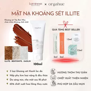 Mặt nạ khoáng sét cao cấp sạch sâu bụi mịn và dầu thừa Orgahue Illite Mask (100ml)