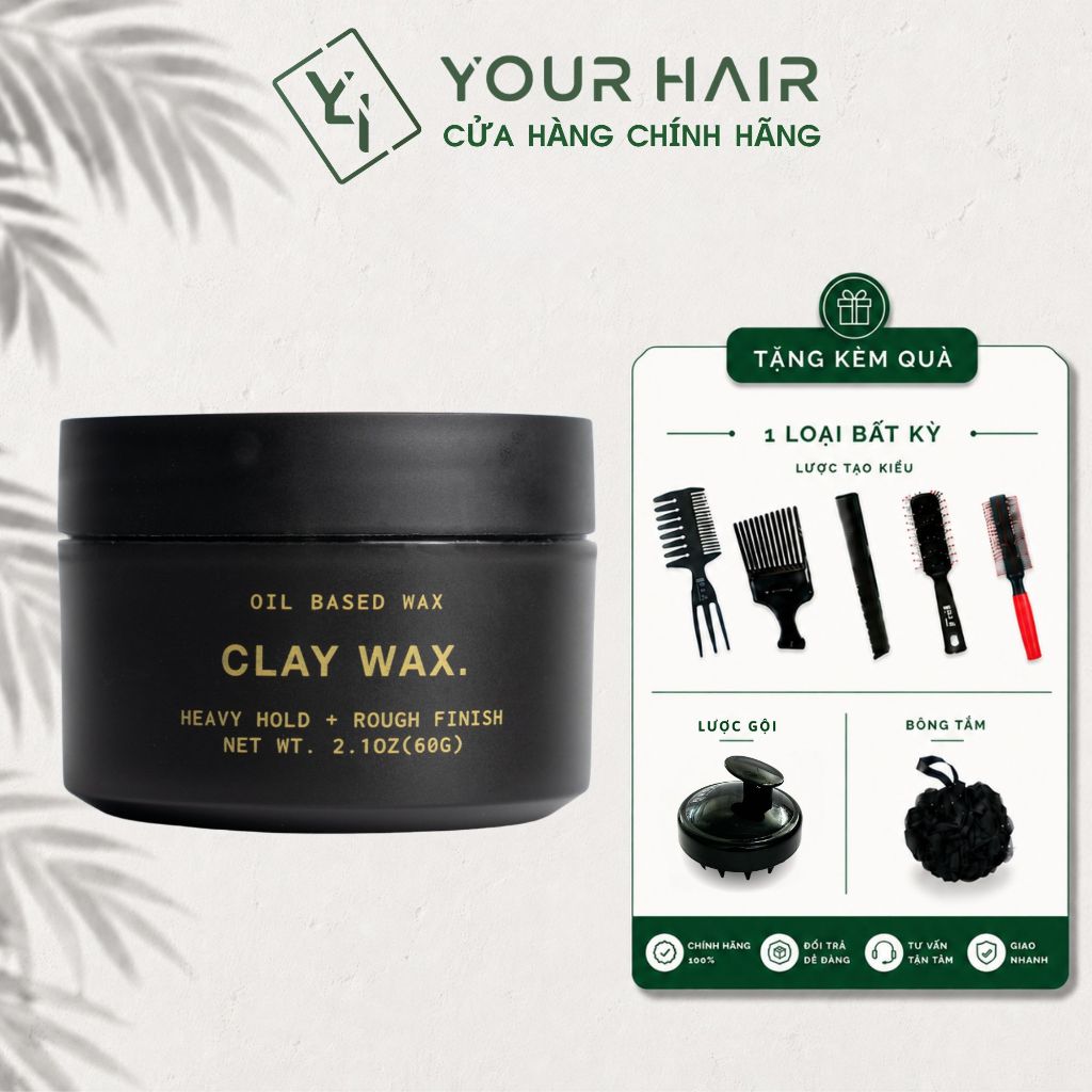 Sáp tạo kiểu Clay Wax 25g & 60g - Chính hãng Rusty Lab