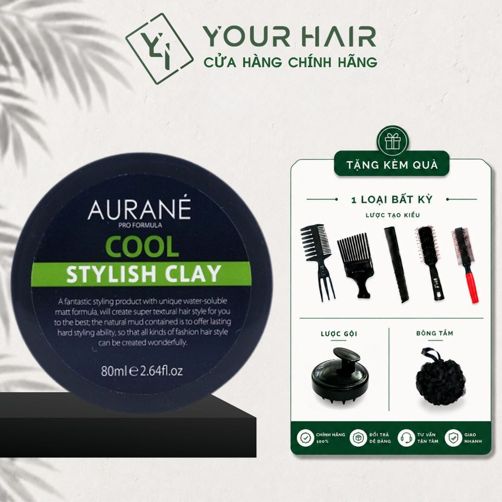Sáp tạo kiểu Aurane Cool Stylish Clay - 80ml
