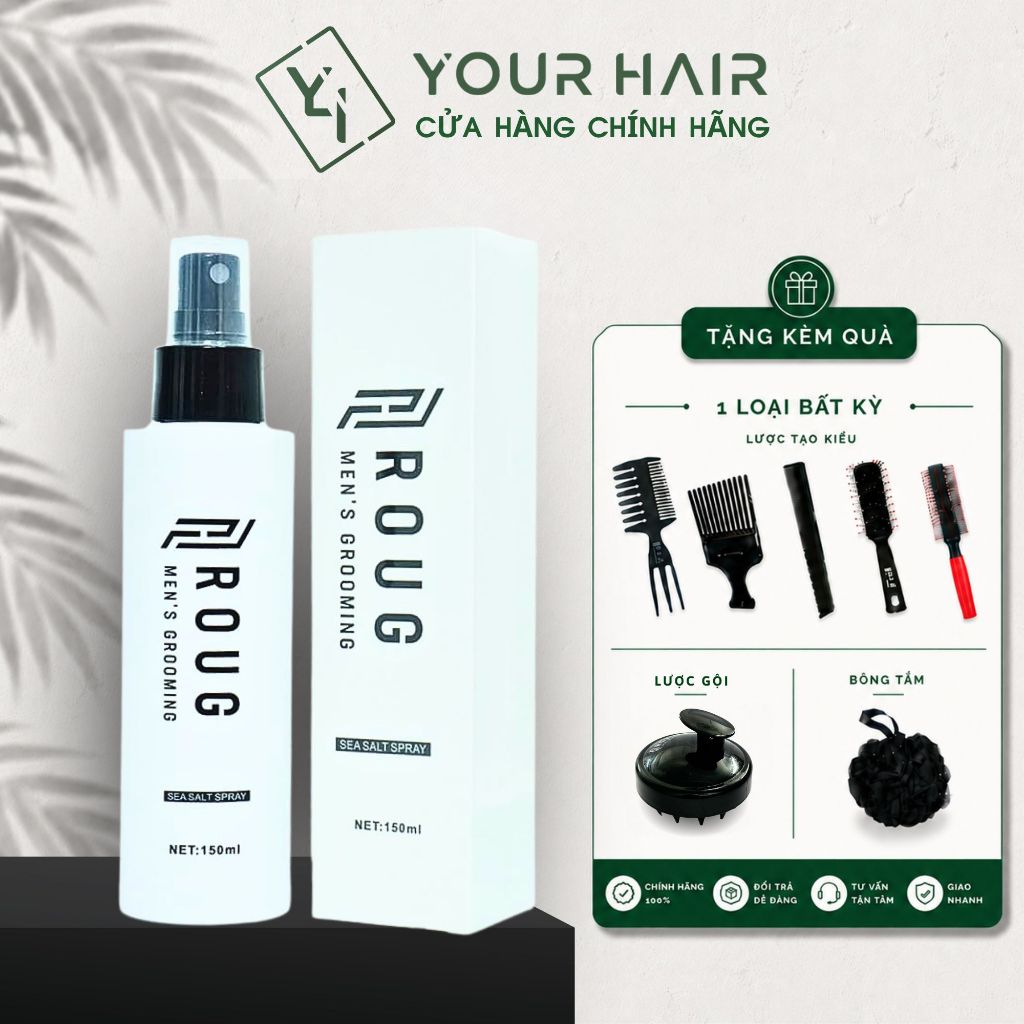 Bọt tạo kiểu Roug sea salt mouse - 150ml