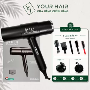 Máy sấy tóc Roug công suất 1200w Công nghệ Ion âm - Có sẵn tụ gió - 2 chiều nóng lạnh