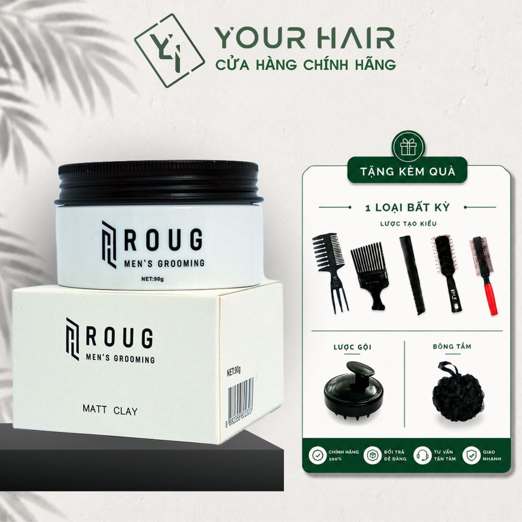 Sáp tạo kiểu Roug matt clay 90 gram