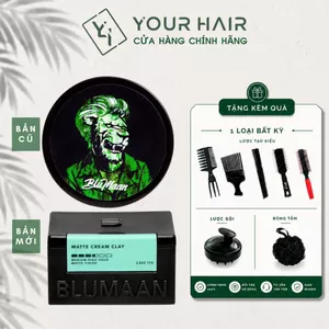 Sáp vuốt tóc BluMaan Matte Cream Clay - (Blumaan Sư Tử bản mới) - 71gr