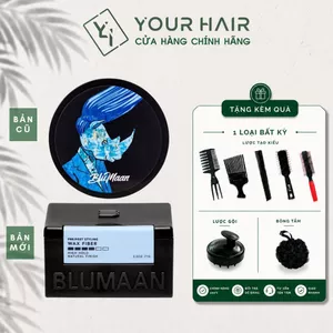 Sáp vuốt tóc BluMaan Wax Fiber - (Blumaan Tê Giác bản mới) - 71gr