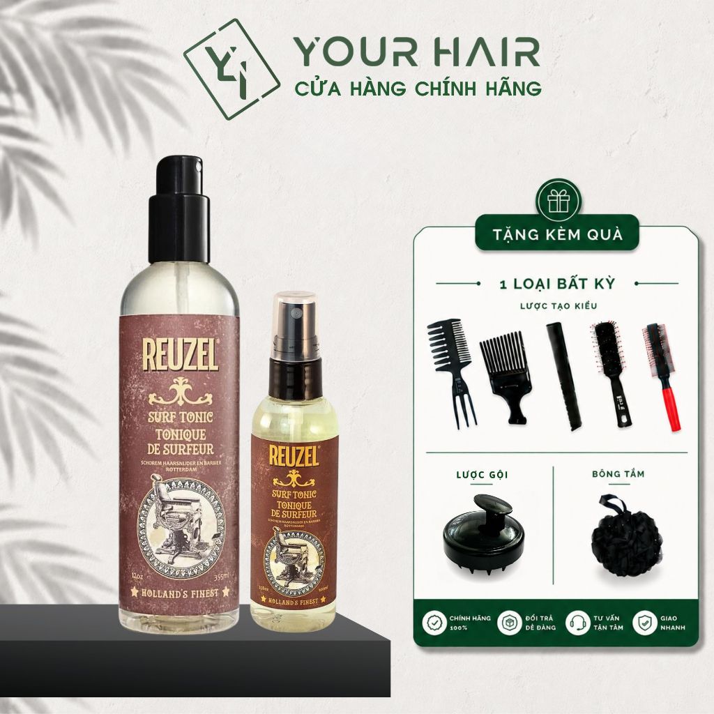 Xịt tăng độ phồng Reuzel Surf Tonic - 355ml - Chính hãng