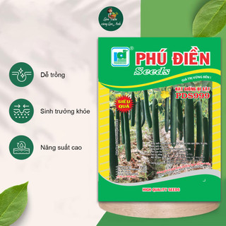 Hạt Giống Bí Xanh Trái Dài F1 (Gói 1G~35 Hạt) Siêu Quả, Dễ Trồng, Sinh Trưởng Khỏe, Trồng Quanh Năm