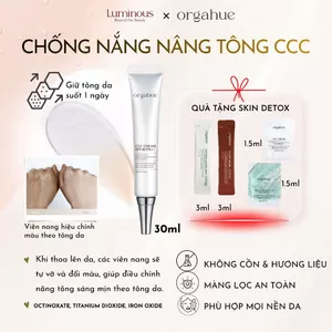Kem nền chống nắng nâng tông, hiệu chỉnh sắc da Orgahue CCC Cream SPF40 PA++ (30ml)