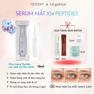 Serum trẻ hóa mắt cô đặc Orgahue 104 Peptide chống lão hóa chuyên sâu (10ml)