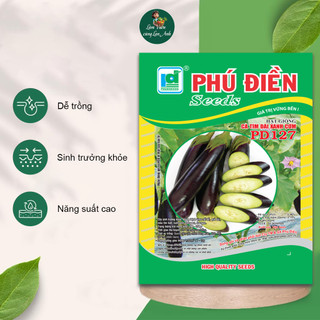 [Gói 1g~300 Hạt] Hạt Giống Cà Tím Dài F1 Siêu Trái, Chịu Nhiệt Tốt, Trồng Quanh Năm