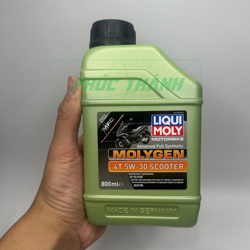 Thùng 6 Chai Dầu Nhớt Cao Cấp LIQUI MOLY MOLYGEN 4T 5W30 SCOOTER 800ml Sản Xuất Tại Đức - Chính Hãng