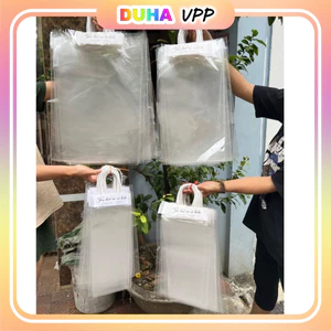 Set 10 Túi Đựng Hoa Trong Suốt, Túi Kính, Túi Đựng Hoa Sáp, Hoa Nhũ. Túi Xxs , Xs, S, M, L, Túi Quà DUHA 084
