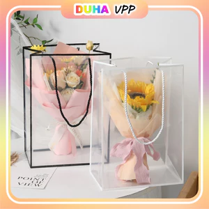 { Giá Sỉ } Túi Kính Trong Mika Đựng Bó Hoa Và Quà Tặng Đẹp, Sang Trọng, Lịch Sự DUHA 085