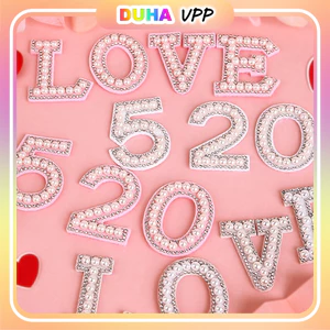 Combo 100 Set Chữ Love Ngọc Trang Trí Bánh Kem, Bó Hoa Cực Xinh DUHA 093