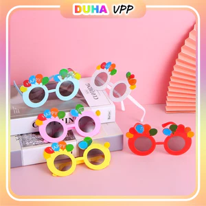 Kính Mắt Chữ Happy Birthday Phụ Kiện Trang Trí Sinh Nhật, Kính Mắt Sinh Nhật Vui Nhộn Chất Nhựa Pp Cao Cấp DUHA 096