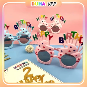 Combo 50 Kính Mắt Sinh Nhật Vui Vẻ, Kính Mừng Sinh Nhật Thú Vị - Happy Birthday Glasses DUHA 096