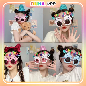 Combo 100 Mắt Kính Sinh Nhật, Mắt Kính Happybirthday Cho Bữa Tiệc Sinh Nhật Vui Nhộn DUHA 096