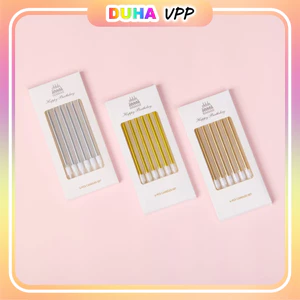 Hộp 50 Vỉ 6 Nến Bút Chì Sinh Nhật Dài 12cm DUHA 099