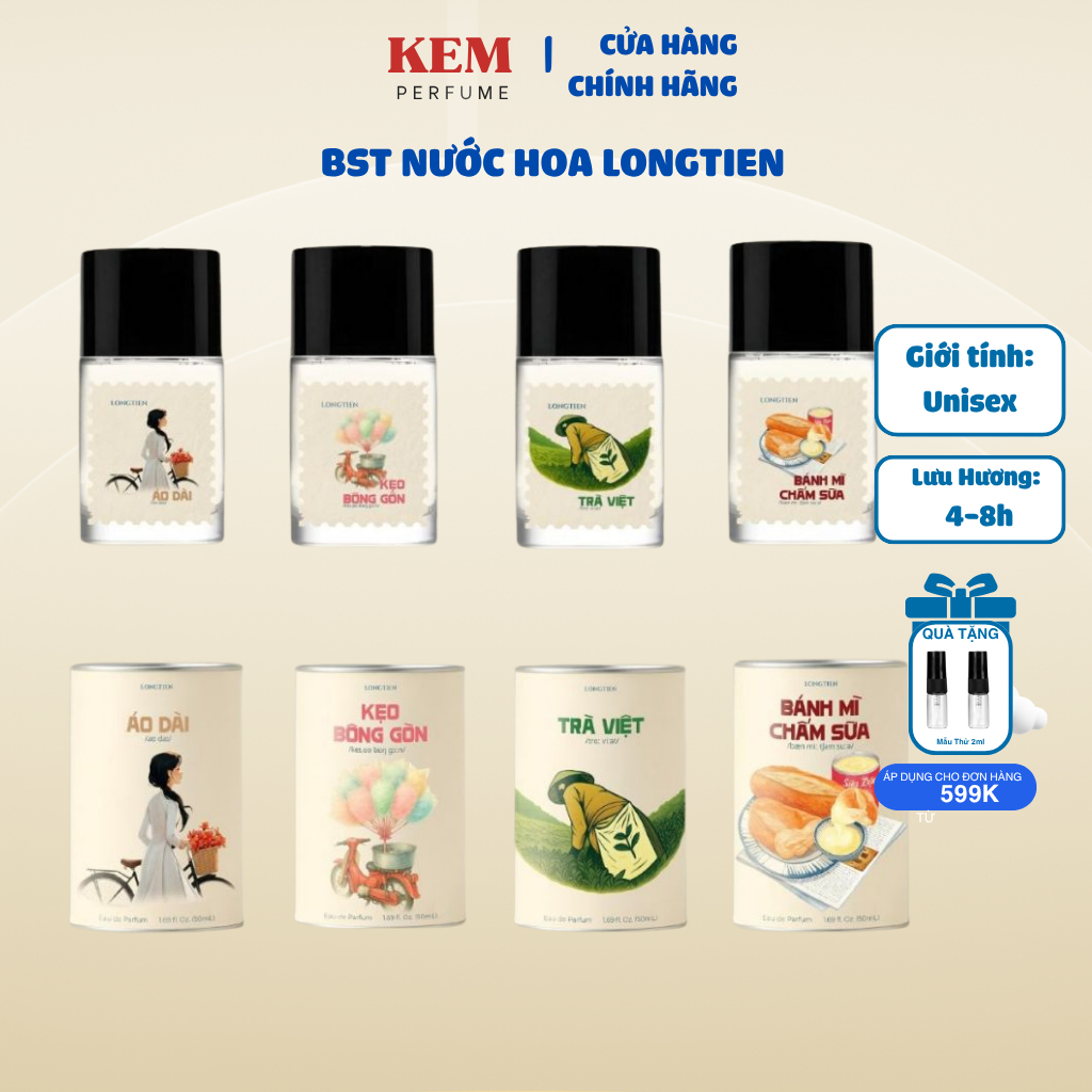 Nước Hoa LONGTIEN | Nước Hoa Unisex Fullseal | KemPerfume