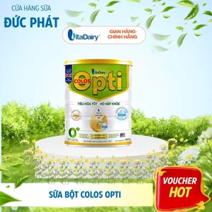 Date 7/11/2026 Colos Opti 0+ L800g, Sữa công thức hổ trợ tiêu hóa, tăng cường miễn dịch. Vitadairy.