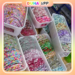 Vòng Tay Hạt Cườm Handmade Pastel Siêu Xinh – Phụ Kiện Aesthetic Phong Cách Hàn Quốc DUHA 166