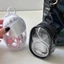 Móc Khóa Túi Chống Thấm Nước PVC Hình Bầu Dục Treo Hộp Mù Túi Bảo Quản Móc Khóa Hộp