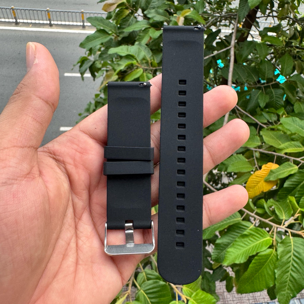 Dây Đồng Hồ Silicon Cao Su Cao Cấp Đủ Size 12/14/16/18/20/22/24 Kèm Chốt Thông Minh Thay Nhanh Cho Casio Citizen Seiko..